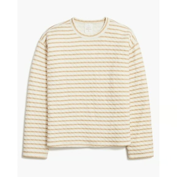 J. Crew Factory Tops - J. Crew Reversible quilted pullover Size Medium